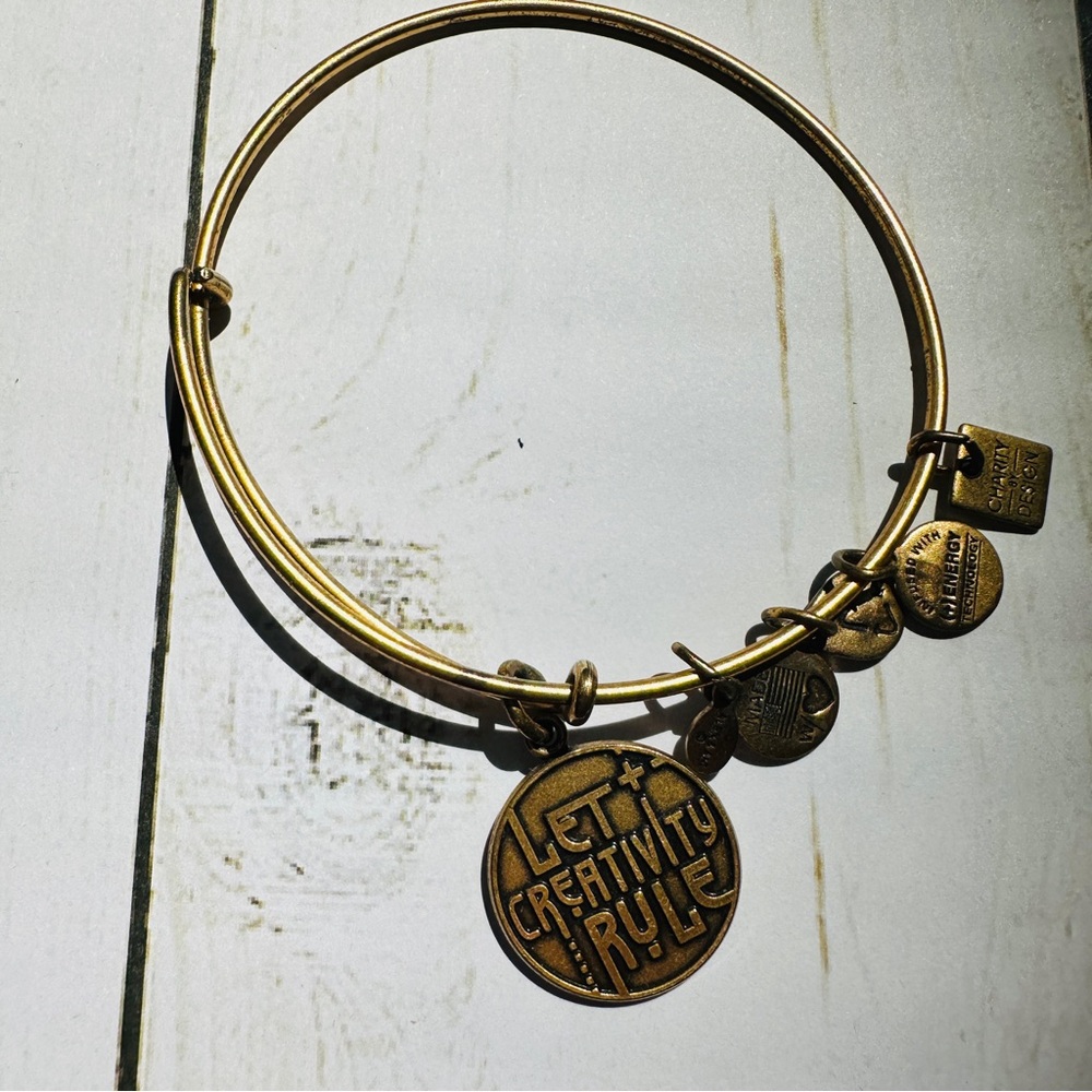 Alex and Ani | FOUR Charm Bangle Bracelets - Picture 4 of 5